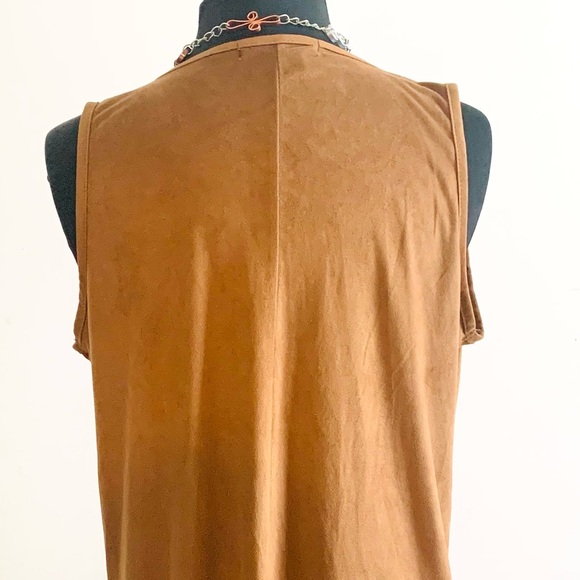 Say What Boho Fringe Vest Size MD - Picture 4 of 7